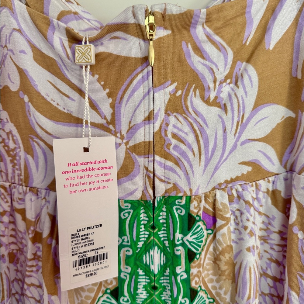 Lilly Pulitzer Floralie Maxi - NWT (12) - Picture 3 of 5